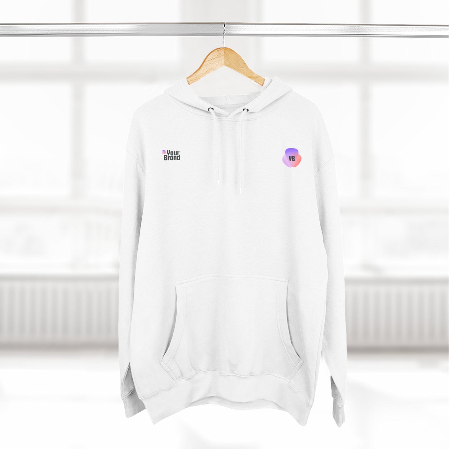 Cozy Three-Panel Fleece Hoodie: Perfect for Relaxing, Gift for Friends, Winter Essential, Stylish Layering, Casual Wear