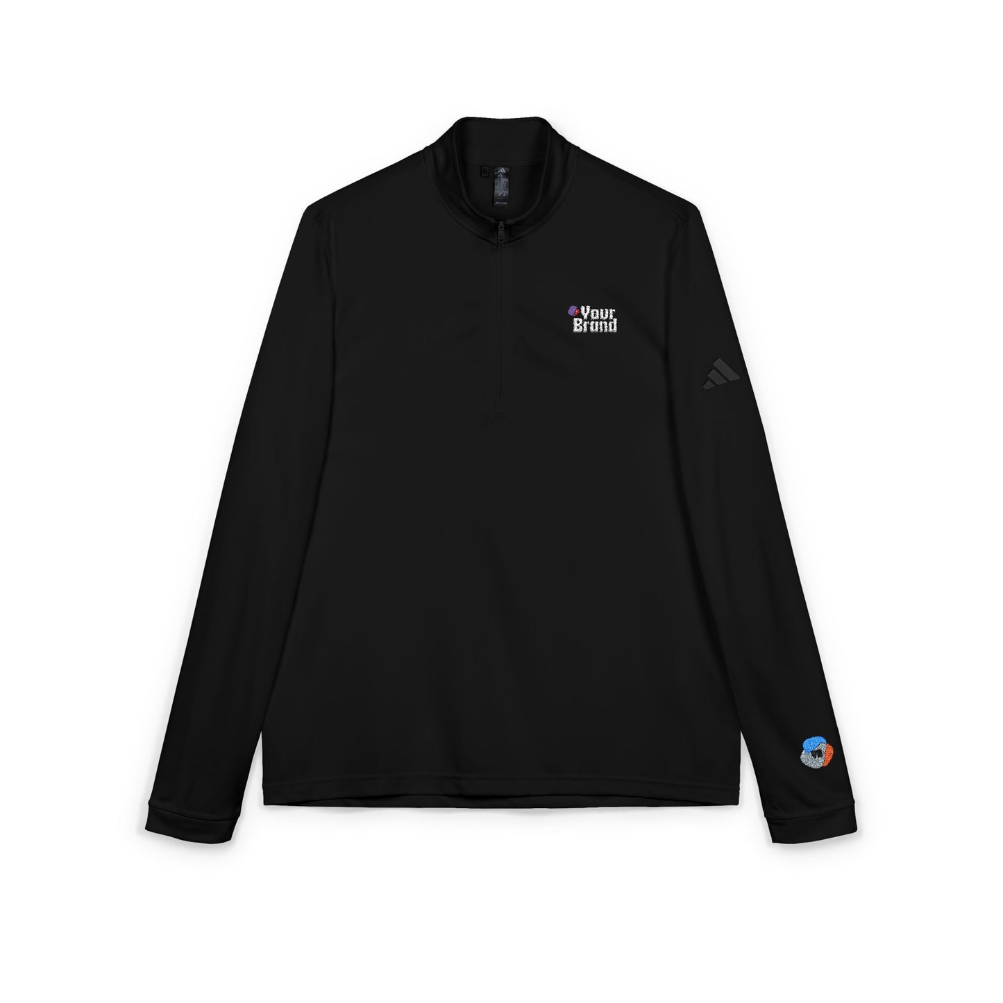 Embroidered Quarter-Zip Pullover - Custom Brand Apparel, Sportswear, Activewear, Gym Top, Personalized Gift