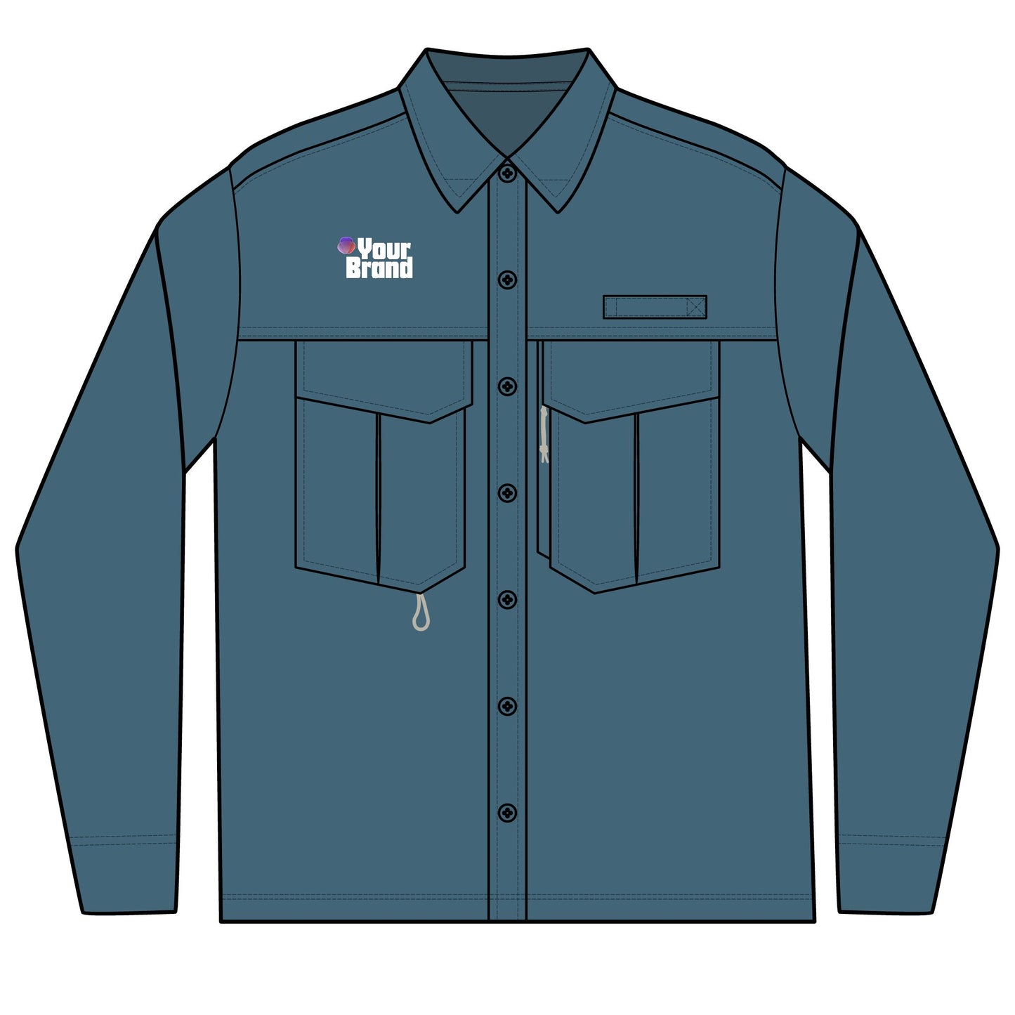 Men's Long Sleeve Performance Fishing Shirt, Outdoor Fishing Apparel, Casual Fishing Gift, Lightweight UV Protection, Angler's Essential