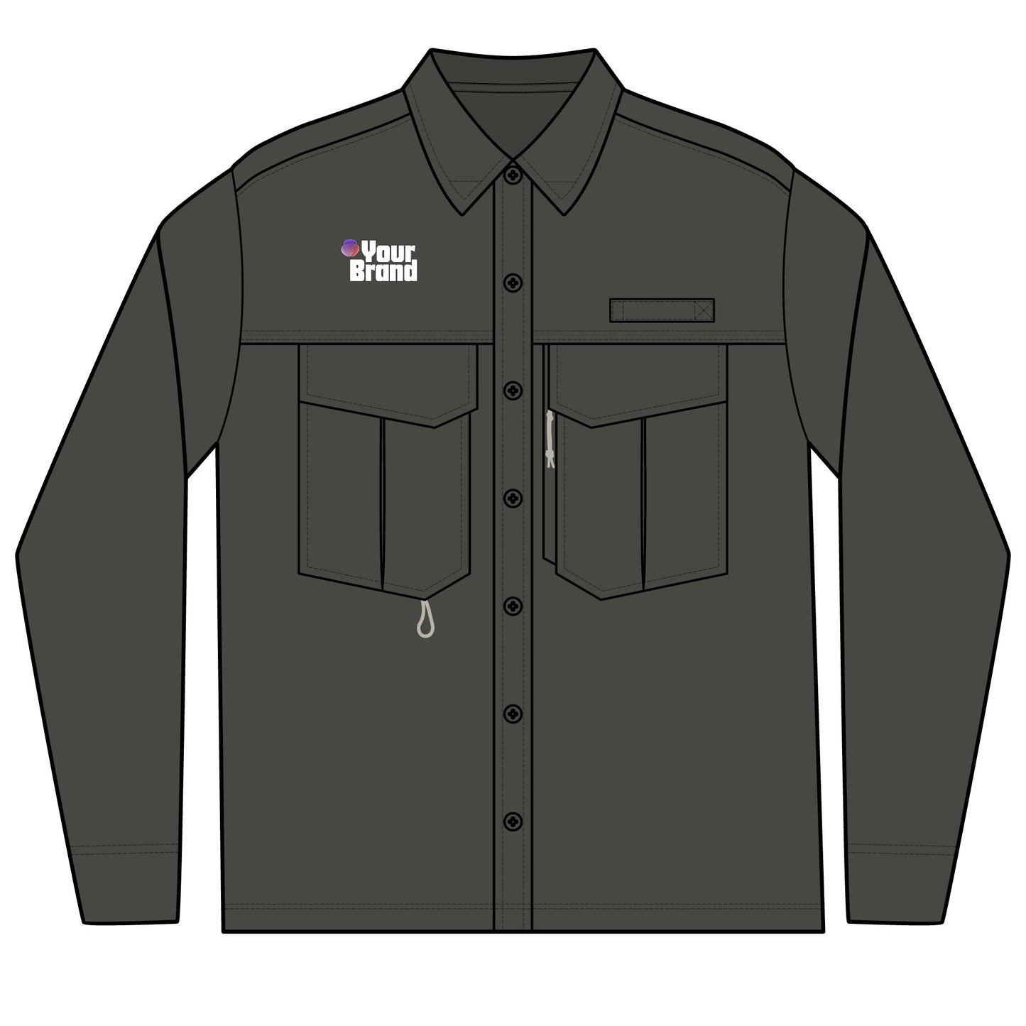 Men's Long Sleeve Performance Fishing Shirt, Outdoor Fishing Apparel, Casual Fishing Gift, Lightweight UV Protection, Angler's Essential