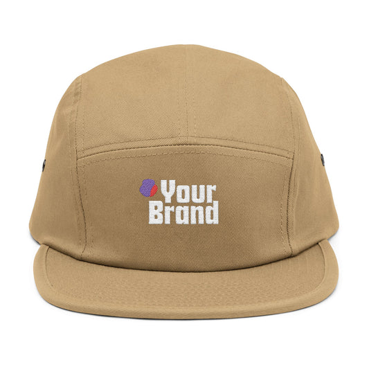 Stylish 5 Panel Cap – Trendy Embroidered Hat, Perfect for Summer Outings, Outdoor Events, Casual Wear, Unique Gift Idea