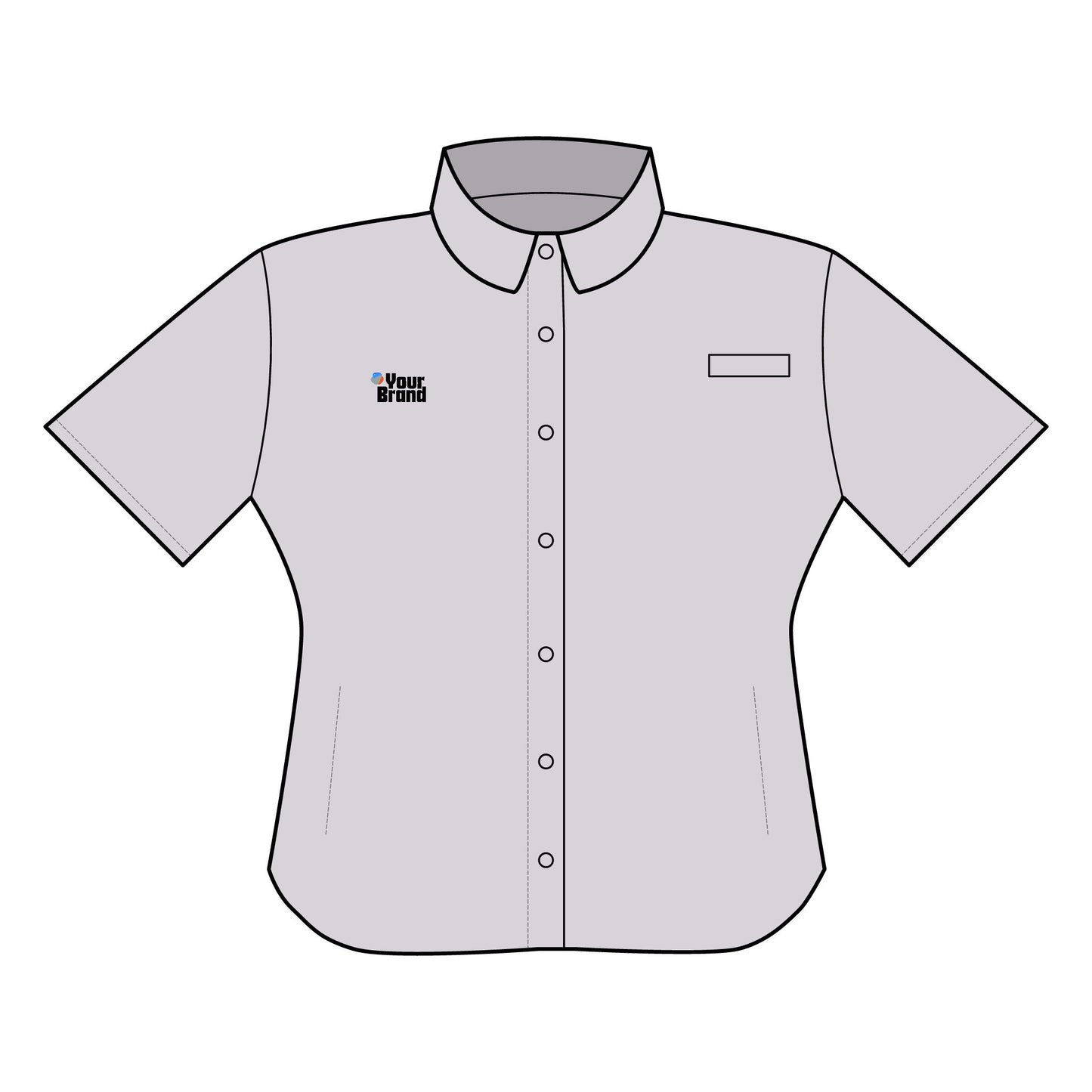 Women's Short Sleeve Fishing Shirt, Outdoor Casual Shirt, Summer Beachwear, Embroidered Fishing Top, Lightweight Hunting Shirt