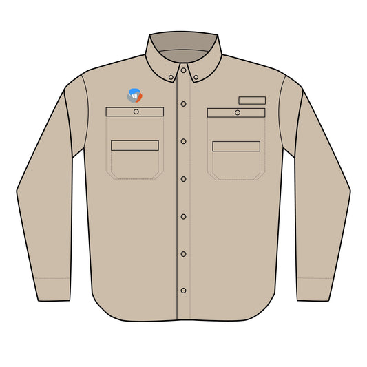 Men's Outdoor Explore Shirt, Fishing Shirt, Hiking Apparel, Custom Embroidered Shirt, Summer Gear, Adventure Clothing