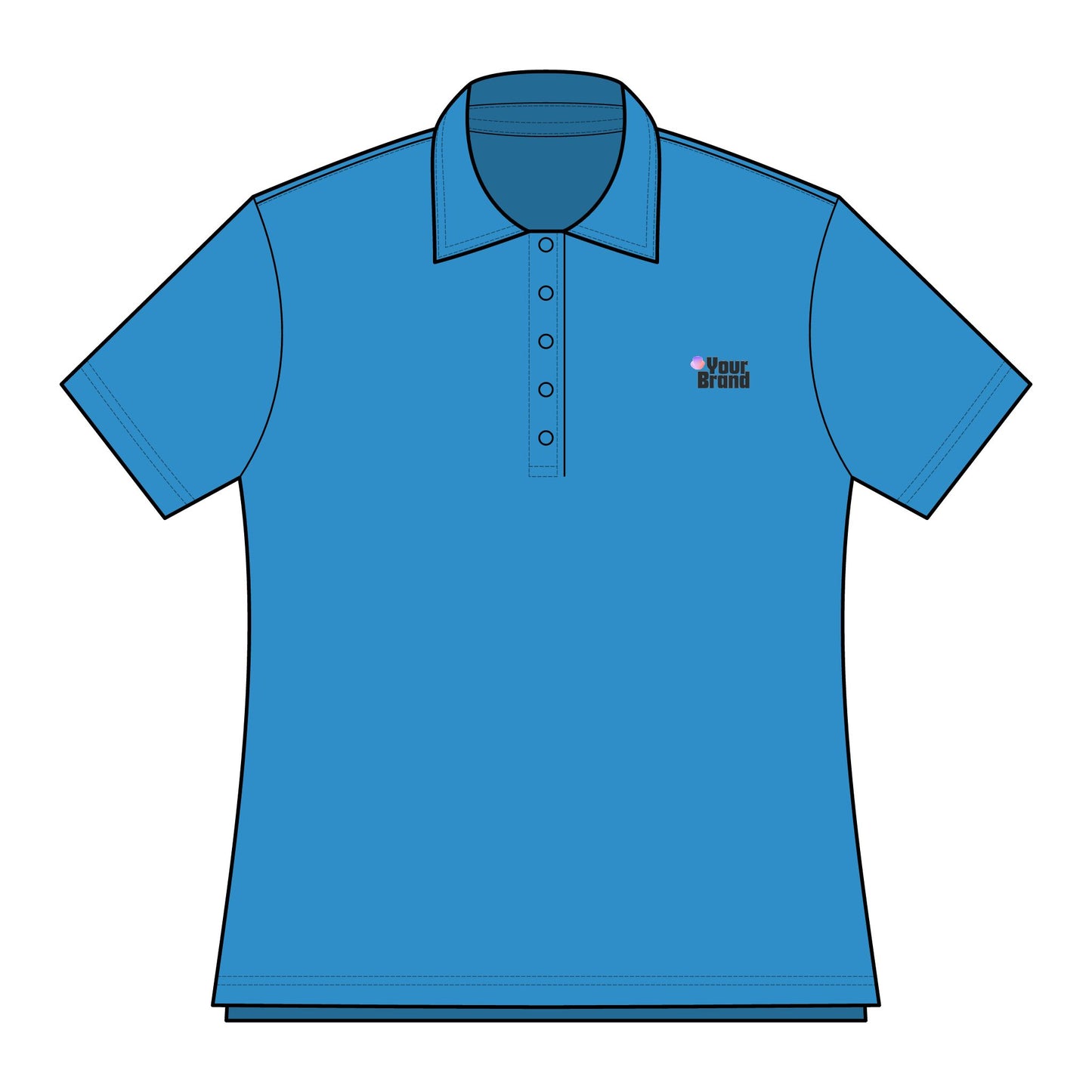 Stylish Ladies Polo Shirt, Casual Women's Polo Tee, Summer Golfing Top, Travel Essentials, Beach Day Outfit, Gift for Her