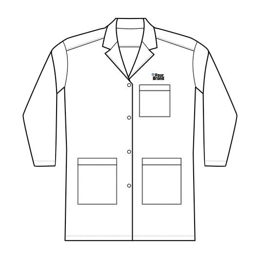 Wink® Women’s Long Lab Coat (Embroidery)