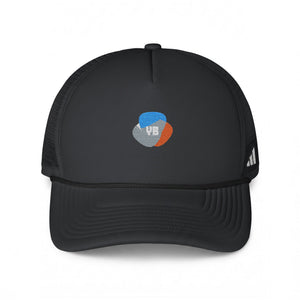 Trucker Cap — Retro Pixel Heart Patch Embroidery