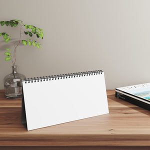 Customizable Desktop Calendar, Office Decor, Personalized Desk Accessory, Monthly Planner, 2024 Desk Calendar, Gift Idea