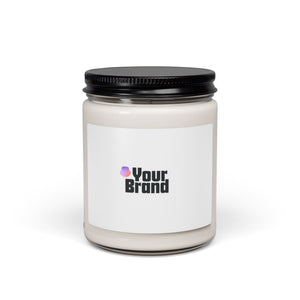 9oz Scented Soy Candle — Clean Fragrance Jar (Your Brand)