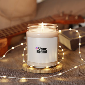 9oz Scented Soy Candle — Clean Fragrance Jar (Your Brand)