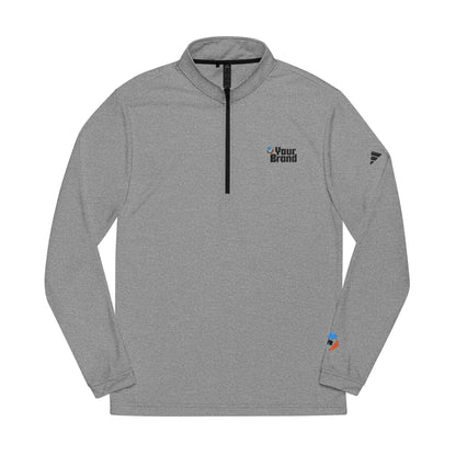 Embroidered Quarter-Zip Pullover - Custom Brand Apparel, Sportswear, Activewear, Gym Top, Personalized Gift