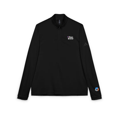 Embroidered Quarter-Zip Pullover - Custom Brand Apparel, Sportswear, Activewear, Gym Top, Personalized Gift