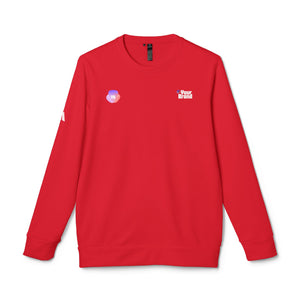 Modern Unisex Fleece Sweatshirt, Cozy Crewneck, Casual Wear, Athleisure, Gift for Him/Her, Comfortable Apparel