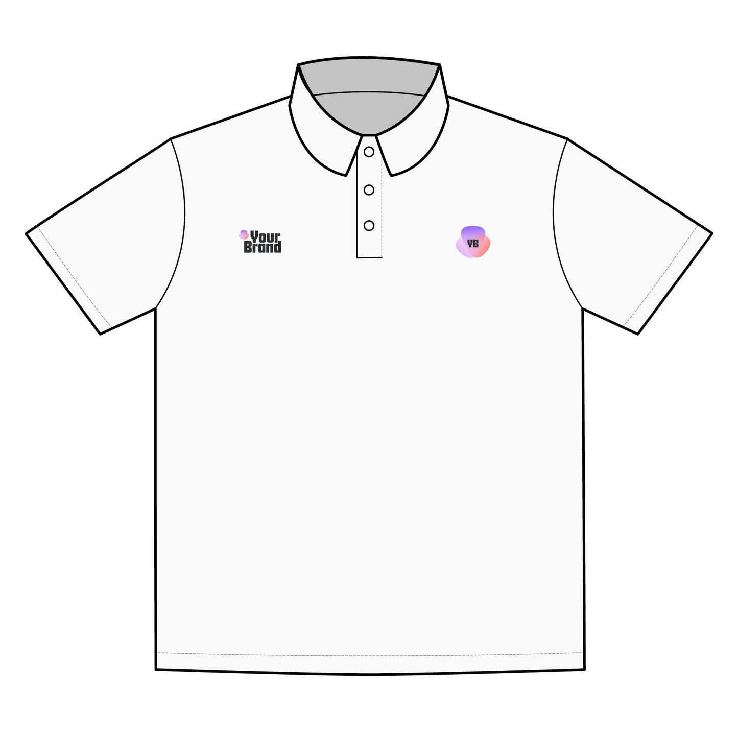 Sporty Custom Polo Shirt For Events, Personalized Branding Tee, Casual Business Wear, Great For Team Outfits, Ideal For Promotions