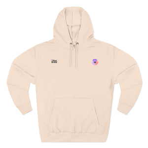 Cozy Three-Panel Fleece Hoodie: Perfect for Relaxing, Gift for Friends, Winter Essential, Stylish Layering, Casual Wear