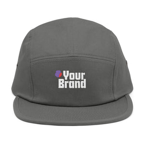 Stylish 5 Panel Cap – Trendy Embroidered Hat, Perfect for Summer Outings, Outdoor Events, Casual Wear, Unique Gift Idea