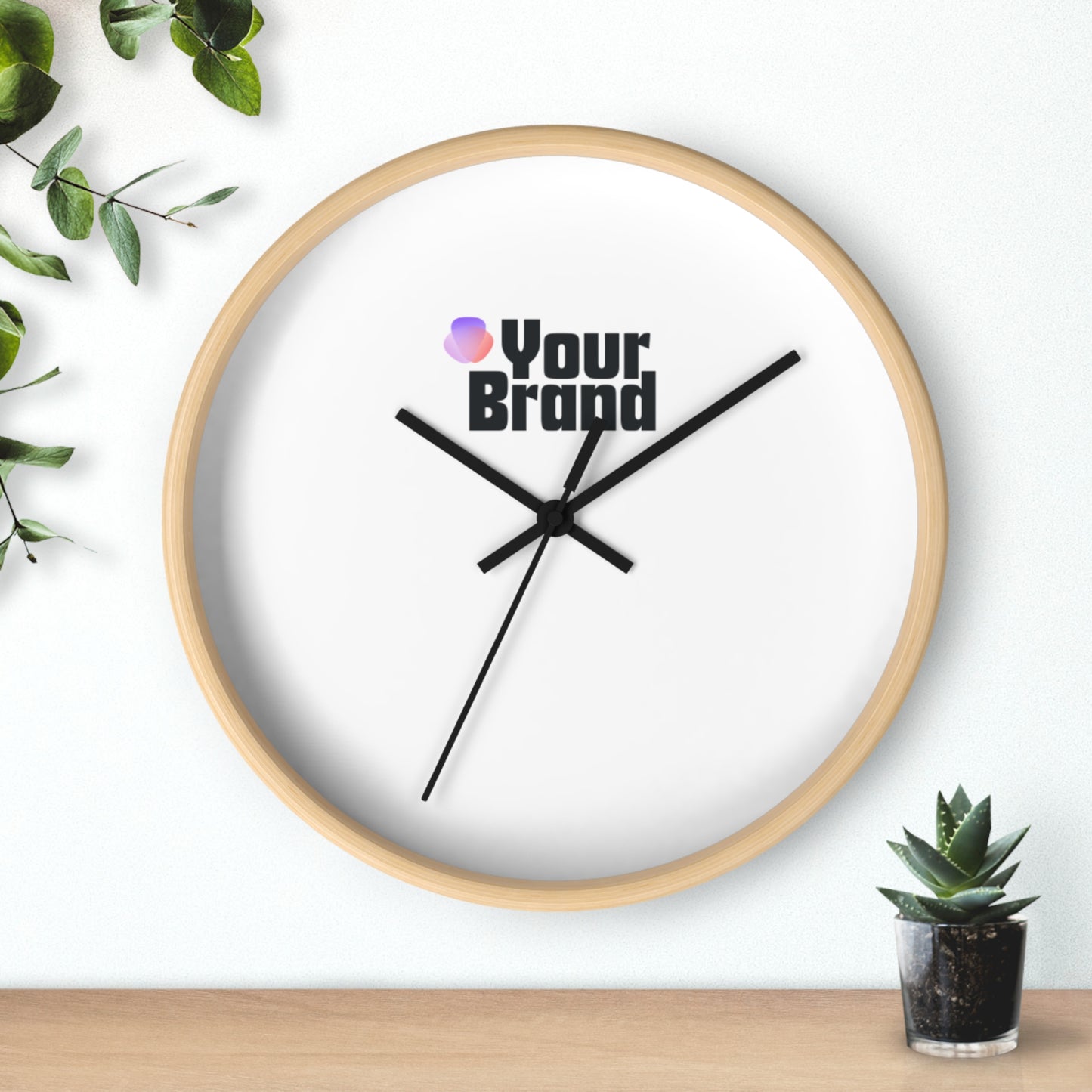 Modern Wall Clock with Minimalist Design, Home Decor, Gift for Her, Office Decoration, Birthday Present, Unique Timepiece