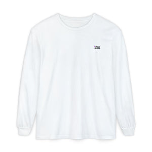 Long Sleeve T-Shirt — Gradient Logo "YB" Minimal Chest & Back Design