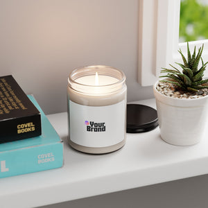 9oz Scented Soy Candle — Clean Fragrance Jar (Your Brand)