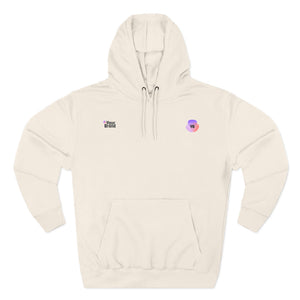 Cozy Three-Panel Fleece Hoodie: Perfect for Relaxing, Gift for Friends, Winter Essential, Stylish Layering, Casual Wear
