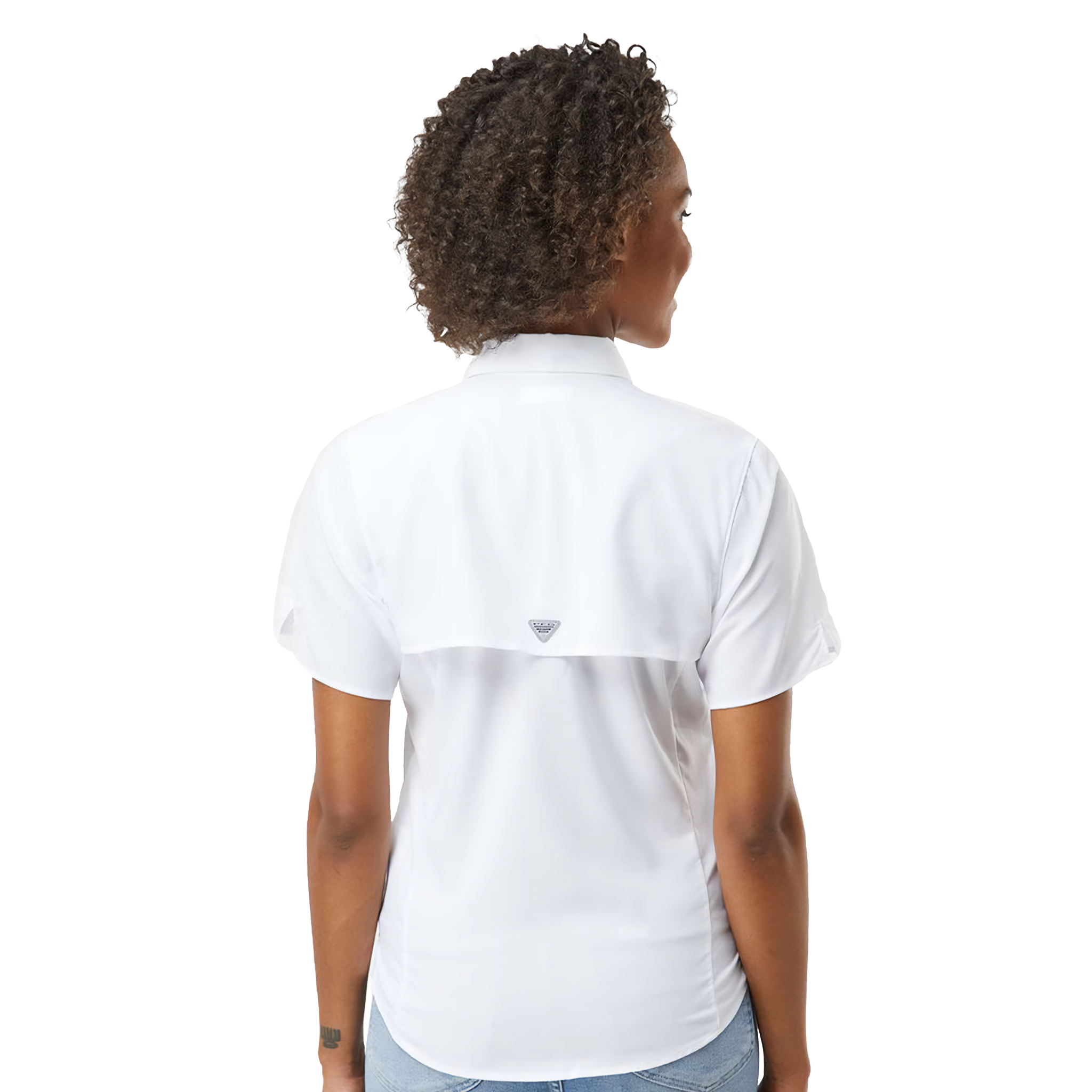 Women's Short Sleeve Fishing Shirt, Outdoor Casual Shirt, Summer Beachwear, Embroidered Fishing Top, Lightweight Hunting Shirt