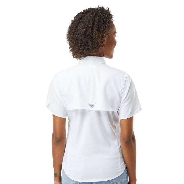 Women's Short Sleeve Fishing Shirt, Outdoor Casual Shirt, Summer Beachwear, Embroidered Fishing Top, Lightweight Hunting Shirt