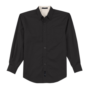 Custom Embroidered Long Sleeve Shirt, Personalized Workwear, Gift for Him, Business Logo Shirt, Casual Attire