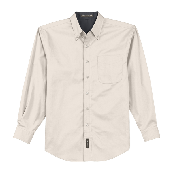 Custom Embroidered Long Sleeve Shirt, Personalized Workwear, Gift for Him, Business Logo Shirt, Casual Attire