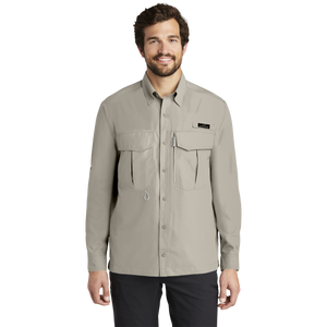 Men's Long Sleeve Performance Fishing Shirt, Outdoor Fishing Apparel, Casual Fishing Gift, Lightweight UV Protection, Angler's Essential