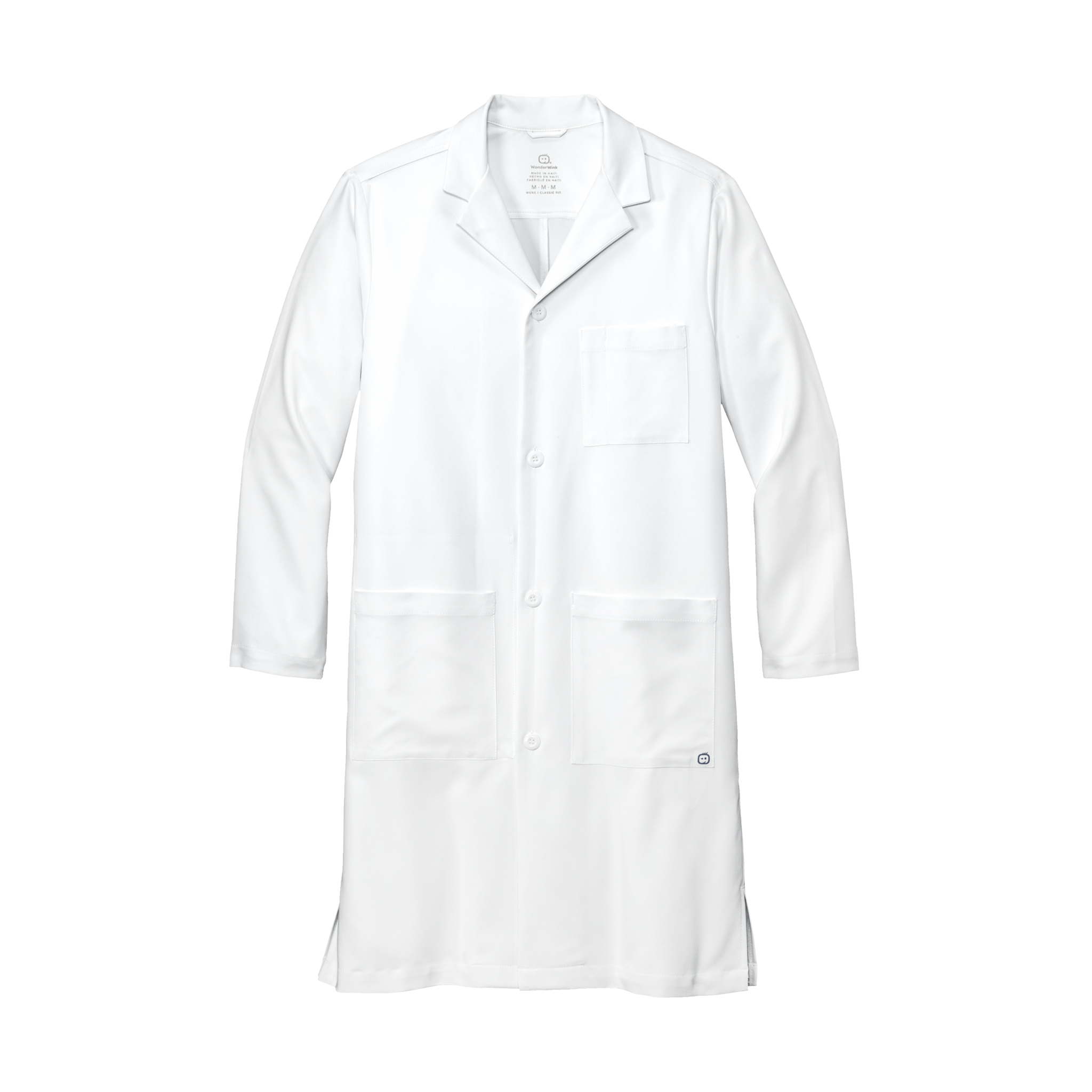 Personalized Men's Long Lab Coat - Custom Embroidered Workwear, Doctor's Gift, Science Halloween Costume, Nurse Apparel, Professional [...]
