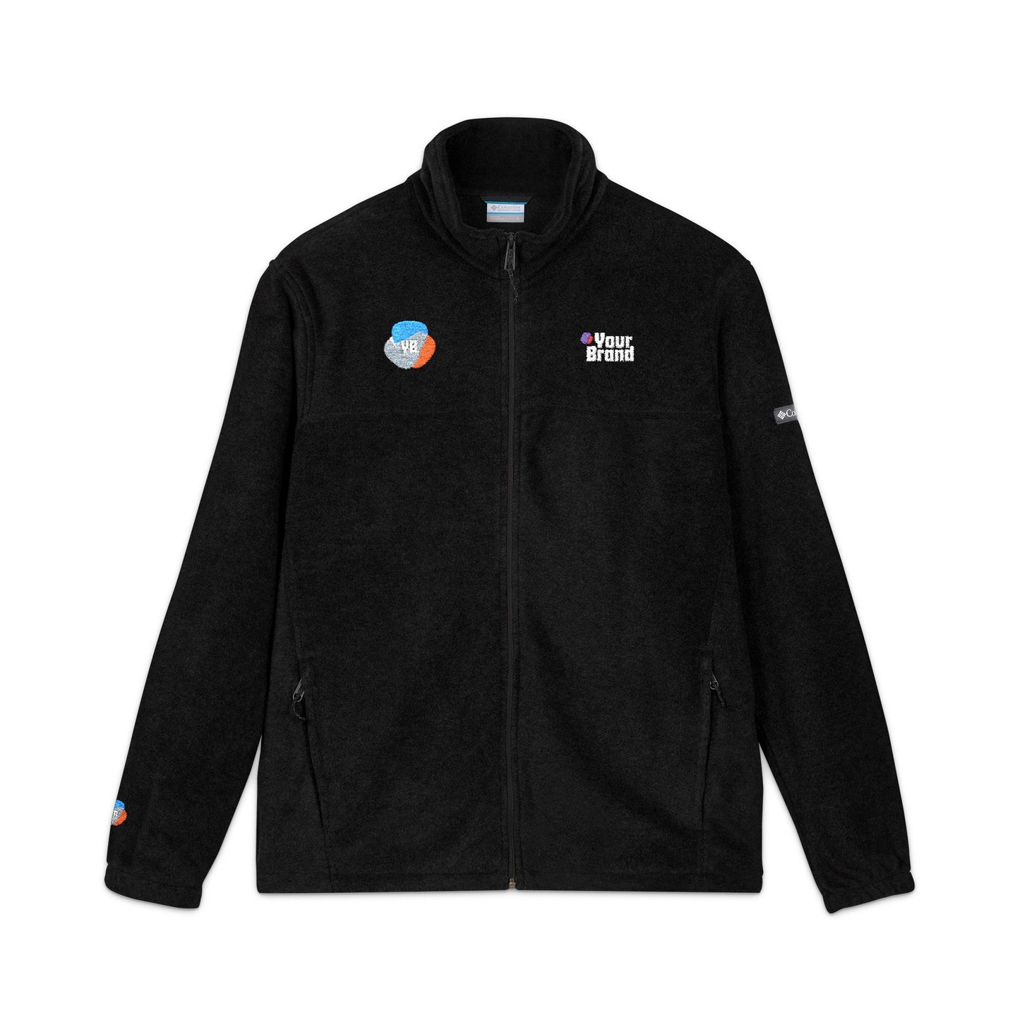 Cozy Embroidered Fleece Jacket for Outdoor Adventures, Perfect Gift for Nature Lovers, Layer for Cool Days, Ideal for Hiking and Casual Wear