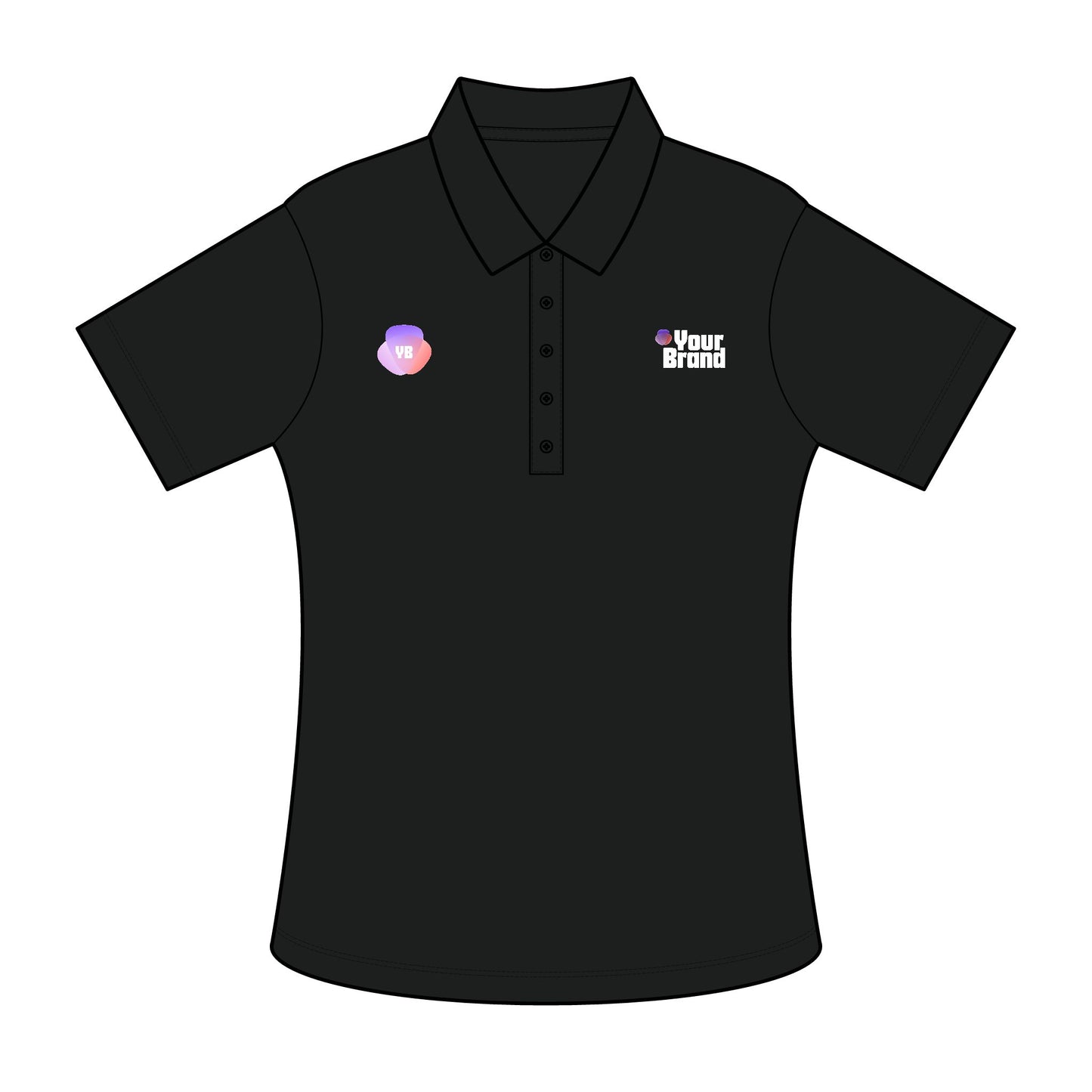 Ladies Polo Shirt with Custom Branding, Comfortable Fashion Top for Events, Gifts for Moms, Office Wear, Stylish Casual Outfits