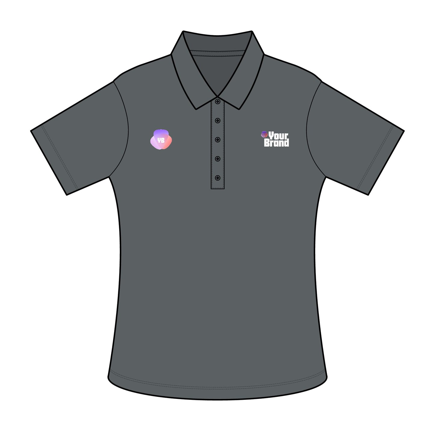 Ladies Polo Shirt with Custom Branding, Comfortable Fashion Top for Events, Gifts for Moms, Office Wear, Stylish Casual Outfits