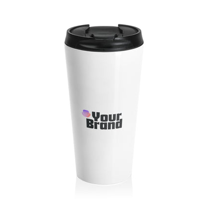 Stylish Stainless Steel Travel Mug, Personalized Coffee Cup, Eco-Friendly Drinkware, Gift for Travelers, Modern Mug for Everyday Use