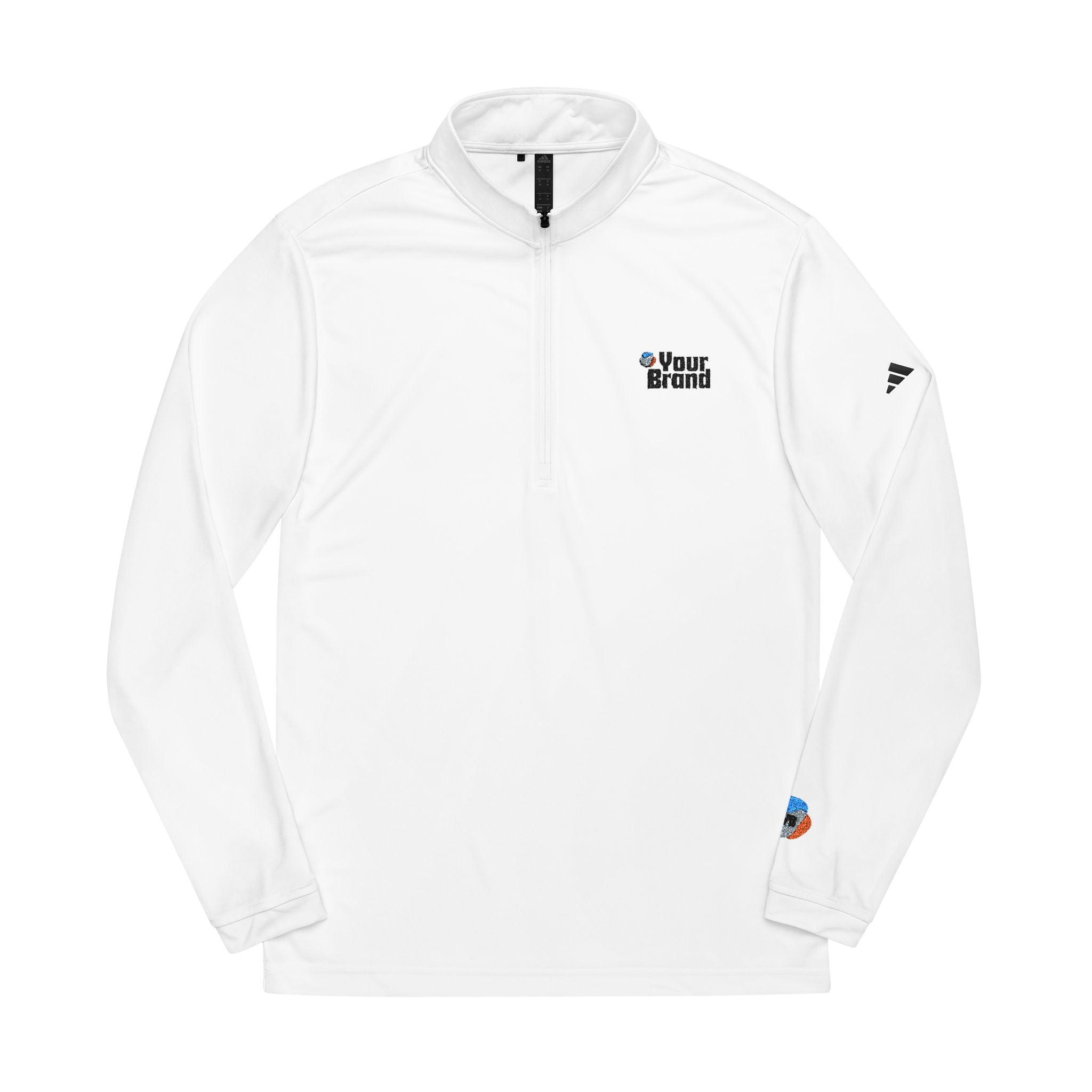 Embroidered Quarter-Zip Pullover - Custom Brand Apparel, Sportswear, Activewear, Gym Top, Personalized Gift