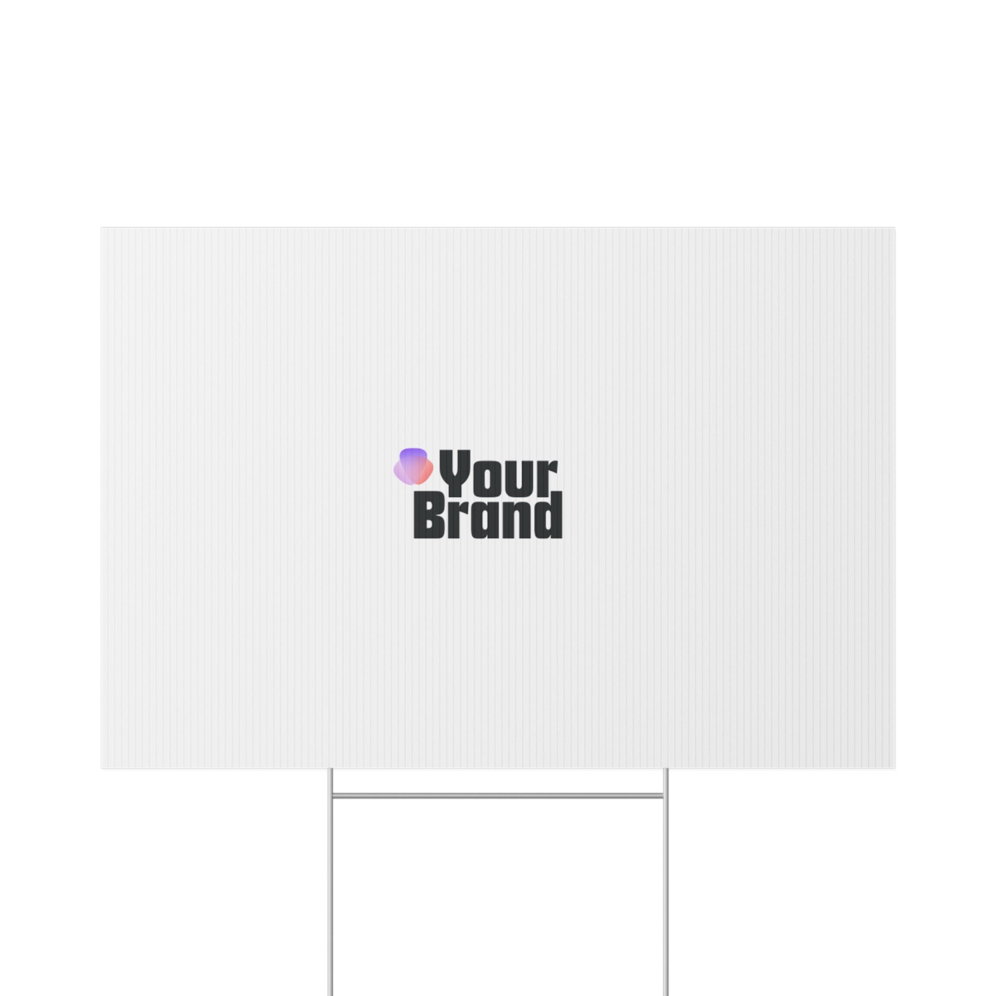 Lawn Sign — Custom Branded Yard Sign (Your Brand Logo)