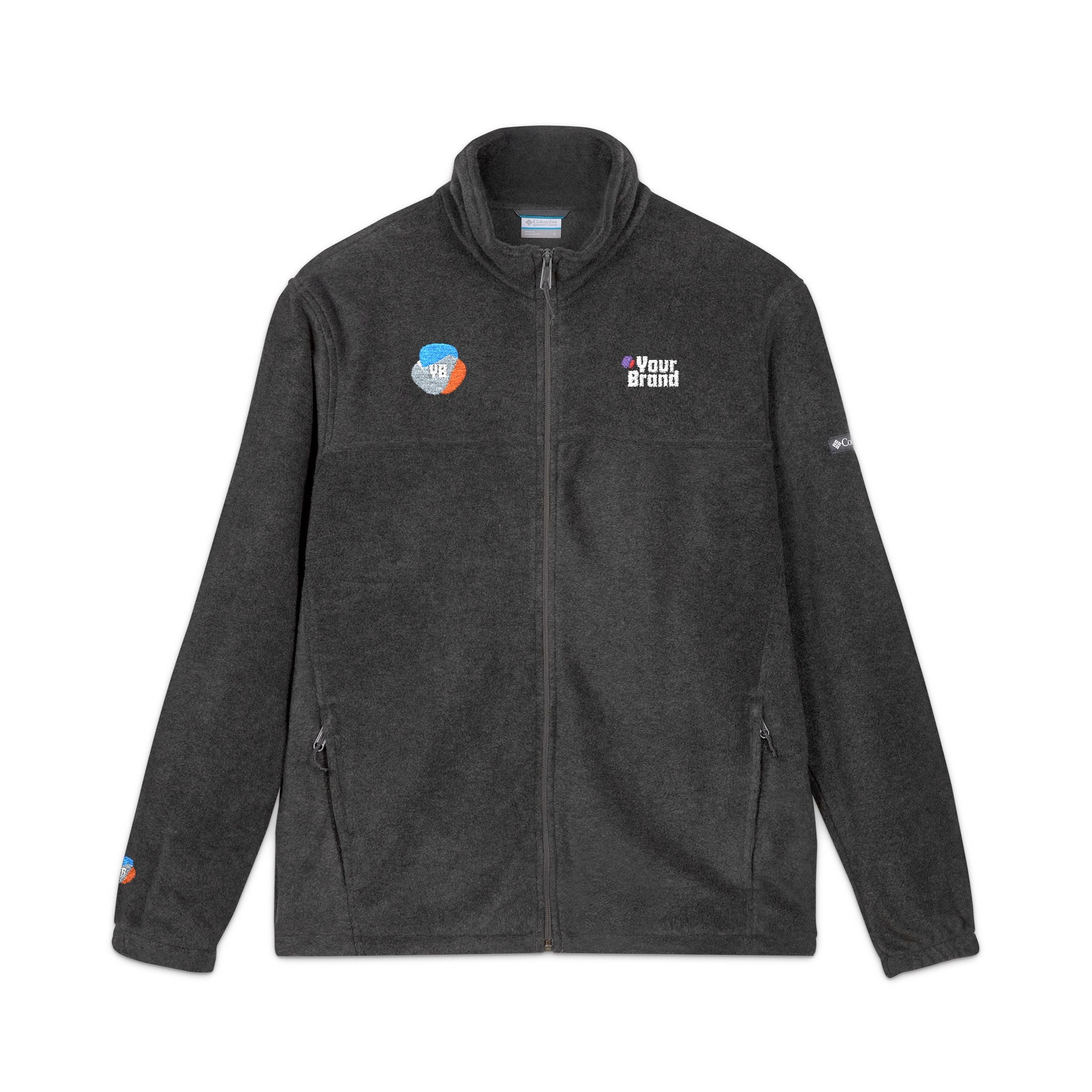 Cozy Embroidered Fleece Jacket for Outdoor Adventures, Perfect Gift for Nature Lovers, Layer for Cool Days, Ideal for Hiking and Casual Wear