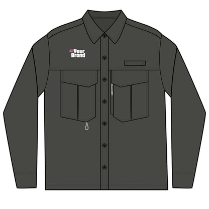 Men's Long Sleeve Performance Fishing Shirt, Outdoor Fishing Apparel, Casual Fishing Gift, Lightweight UV Protection, Angler's Essential