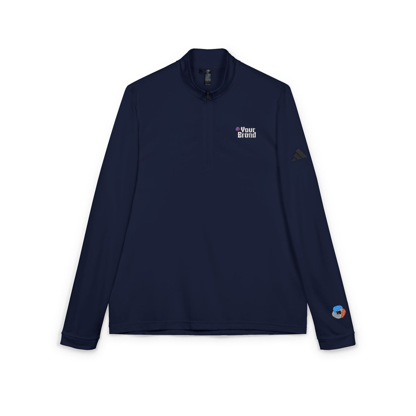 Embroidered Quarter-Zip Pullover - Custom Brand Apparel, Sportswear, Activewear, Gym Top, Personalized Gift