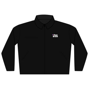 Unisex Work Jacket, Versatile Outerwear for Craftspeople, Embroidered Gift for Labor Day, Functional Fashion, Durable Workwear