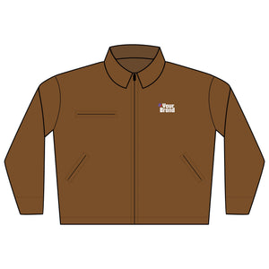 Unisex Work Jacket, Versatile Outerwear for Craftspeople, Embroidered Gift for Labor Day, Functional Fashion, Durable Workwear