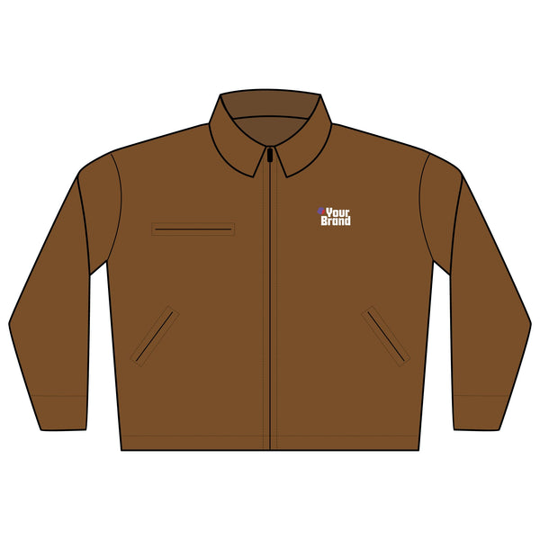 Unisex Work Jacket, Versatile Outerwear for Craftspeople, Embroidered Gift for Labor Day, Functional Fashion, Durable Workwear