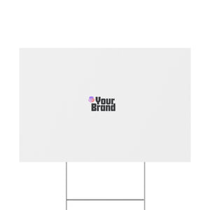 Custom Yard Sign – Personalized Lawn Sign with Your Brand Logo