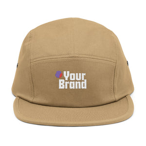 Stylish 5 Panel Cap – Trendy Embroidered Hat, Perfect for Summer Outings, Outdoor Events, Casual Wear, Unique Gift Idea