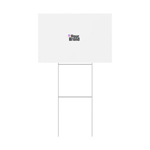 Custom Yard Sign – Personalized Lawn Sign with Your Brand Logo