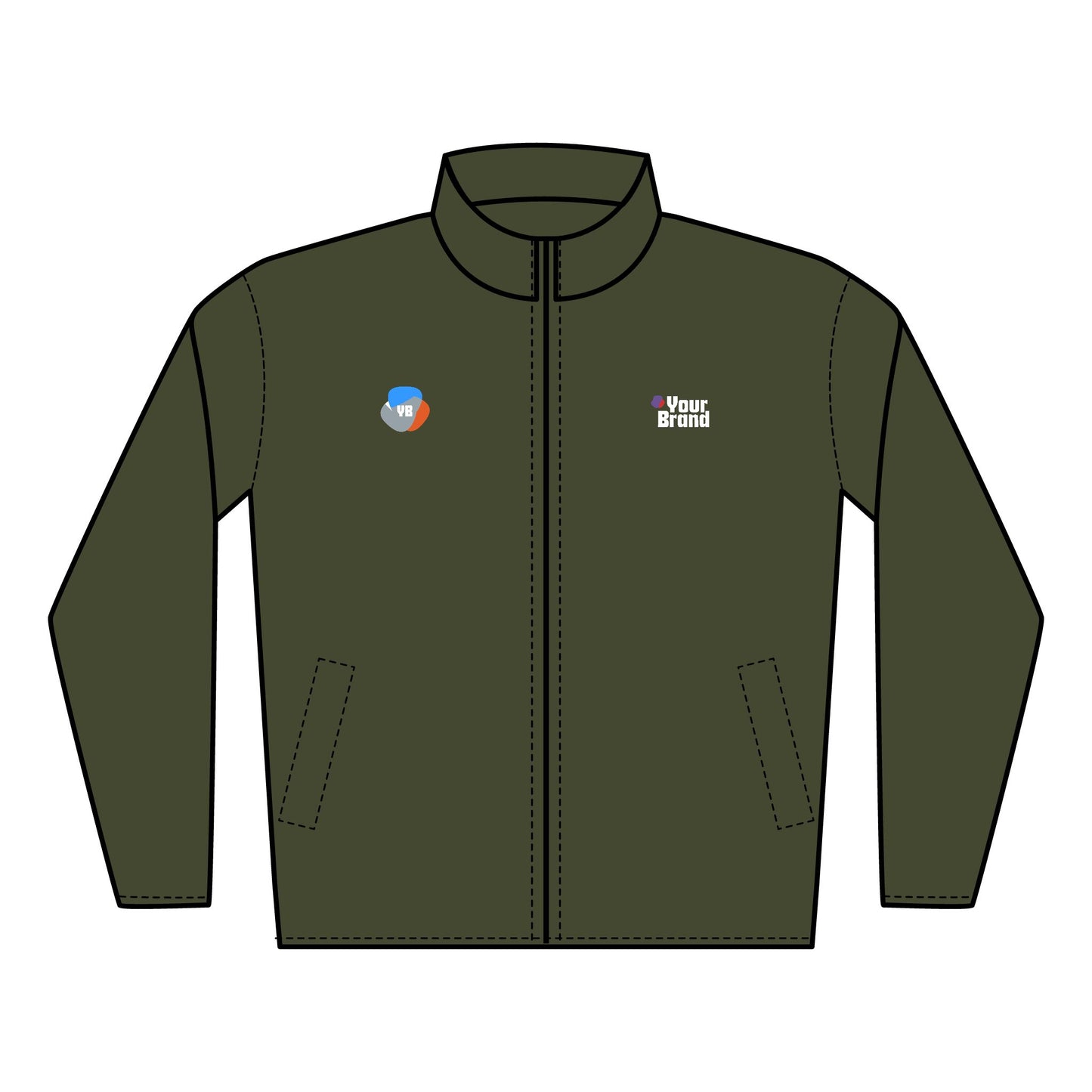 Cozy Unisex Quilted Full-Zip Jacket, Embroidered Outerwear, Perfect Gift for Him and Her, Stylish Layering Jacket, Casual Everyday [...]