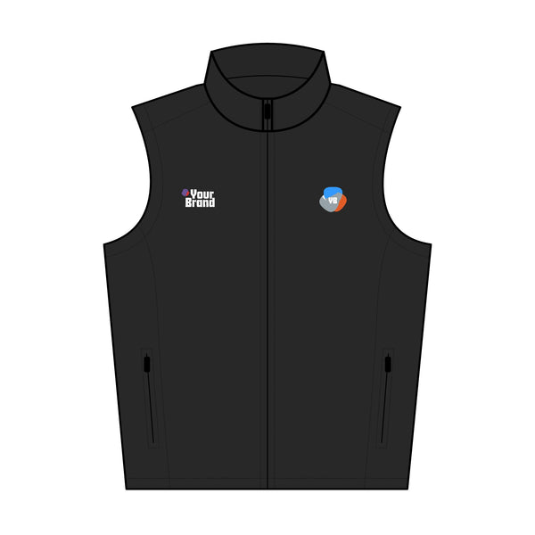 Men's Soft Shell Vest, Embroidered Jacket for Outdoor Activities, Casual Wear, Corporate Events, Gift for Him