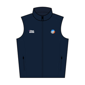 Men's Soft Shell Vest, Embroidered Jacket for Outdoor Activities, Casual Wear, Corporate Events, Gift for Him