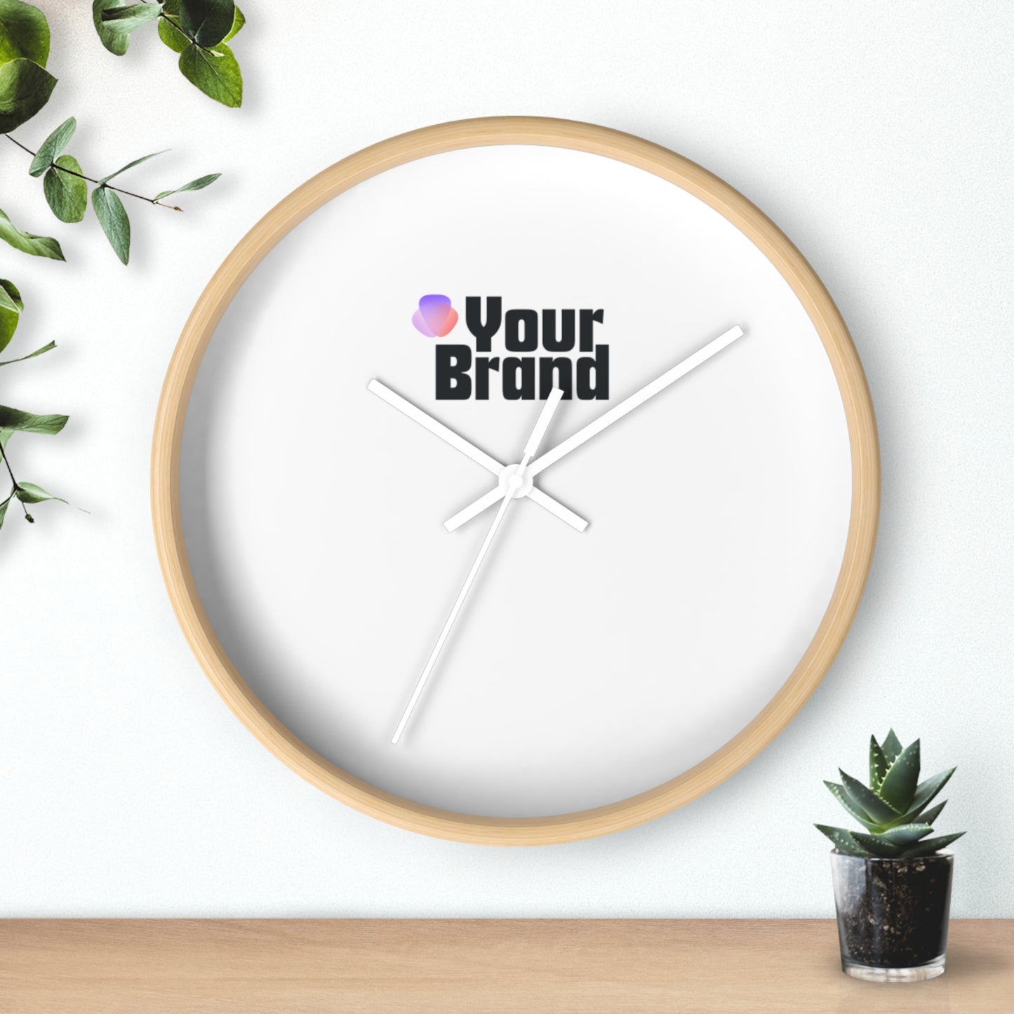 Modern Wall Clock with Minimalist Design, Home Decor, Gift for Her, Office Decoration, Birthday Present, Unique Timepiece