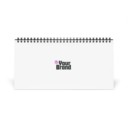 Customizable Desktop Calendar, Office Decor, Personalized Desk Accessory, Monthly Planner, 2024 Desk Calendar, Gift Idea