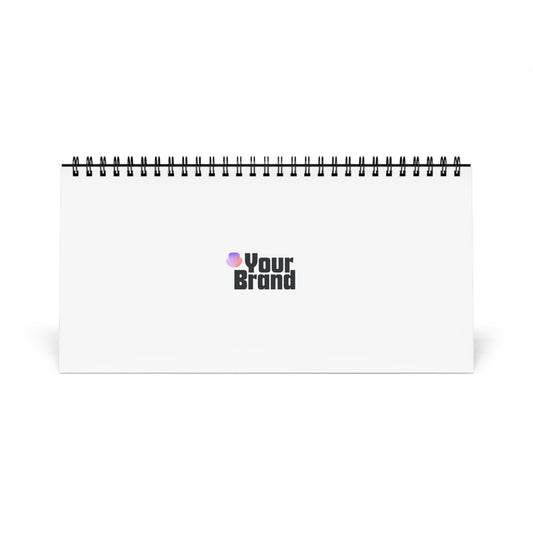 Customizable Desktop Calendar, Office Decor, Personalized Desk Accessory, Monthly Planner, 2024 Desk Calendar, Gift Idea